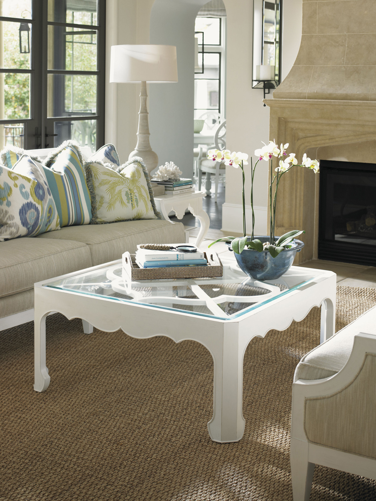 Cassava Cocktail Table With Glass Insert - image 3