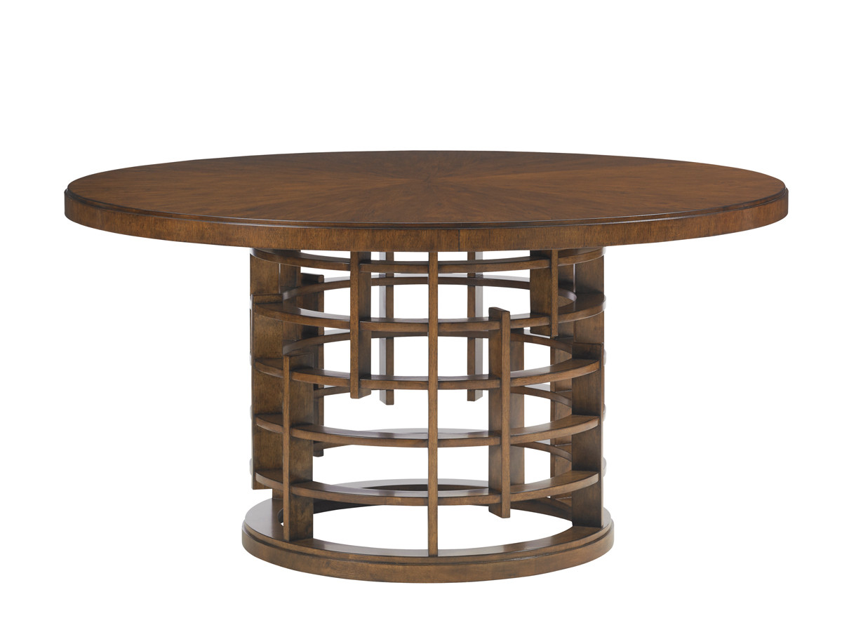 Meridien Round Dining Table With Wooden Top - main image