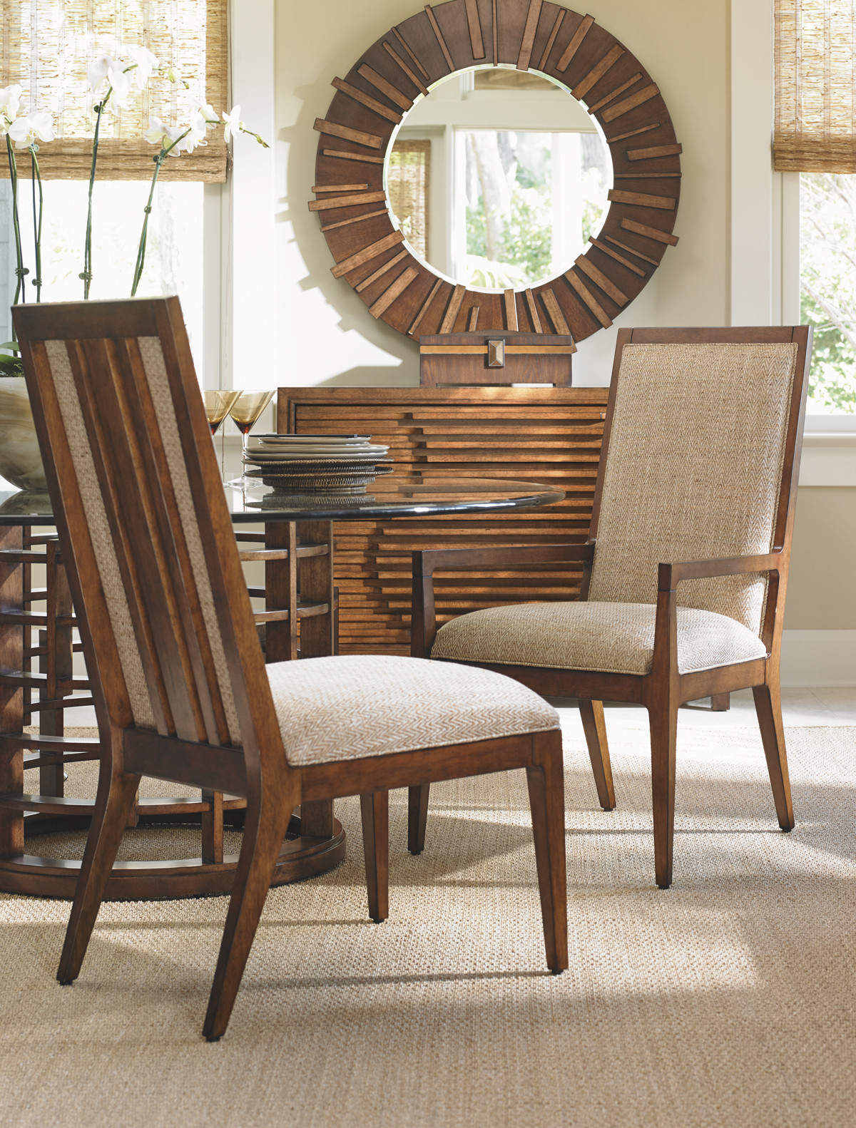 Natori Slat Back Arm Chair - image 1