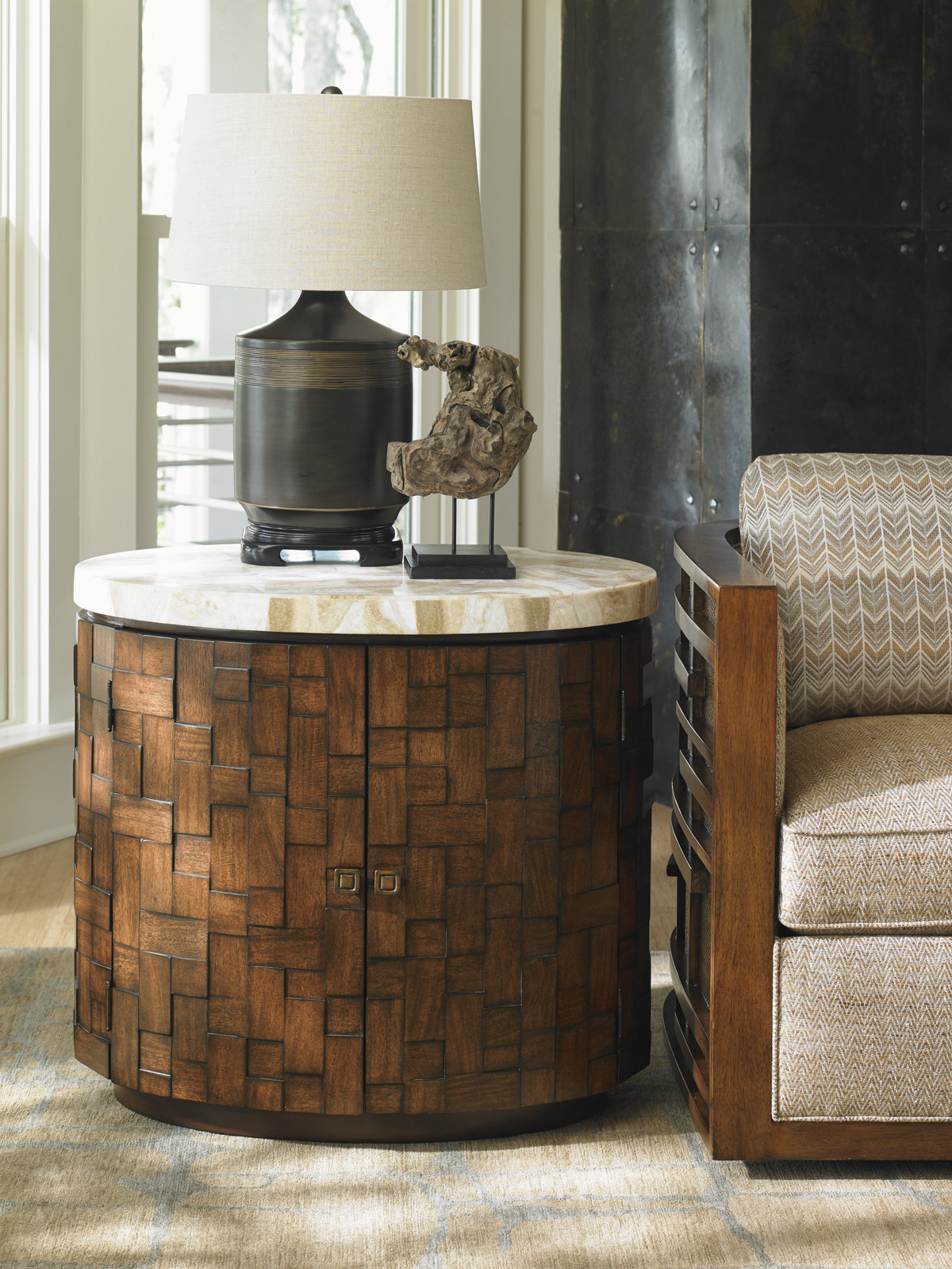 Banyan Oval Accent Table - image 1
