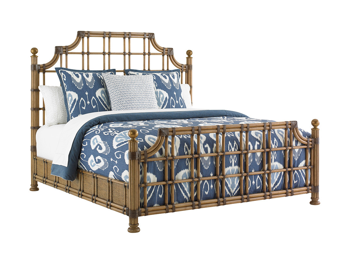 St. Kitts Rattan Bed - main image