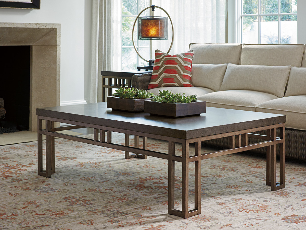 Montera Travertine Cocktail Table - image 1