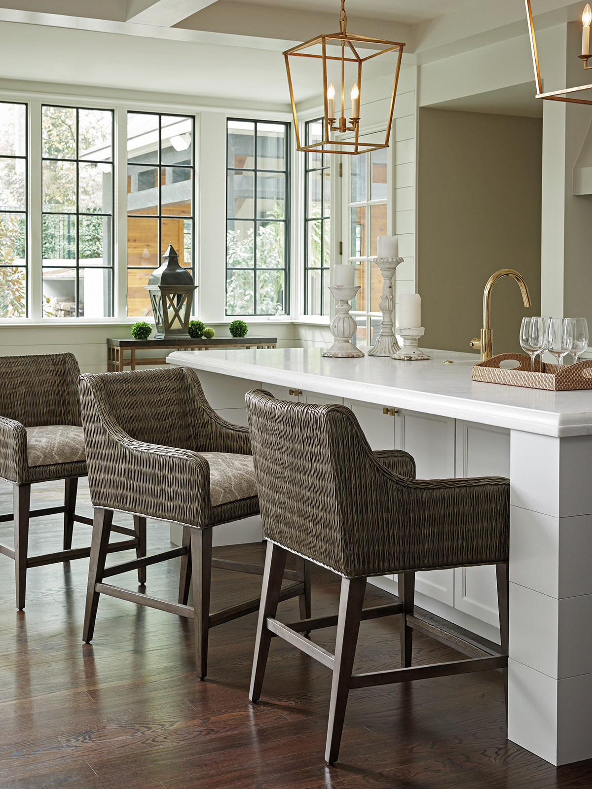 Turner Woven Counter Stool - image 1