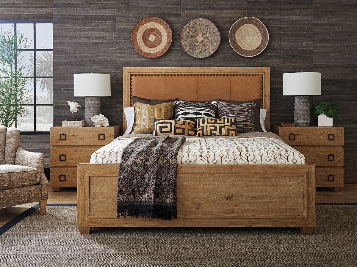 Antilles Upholstered Panel Bed - image 1