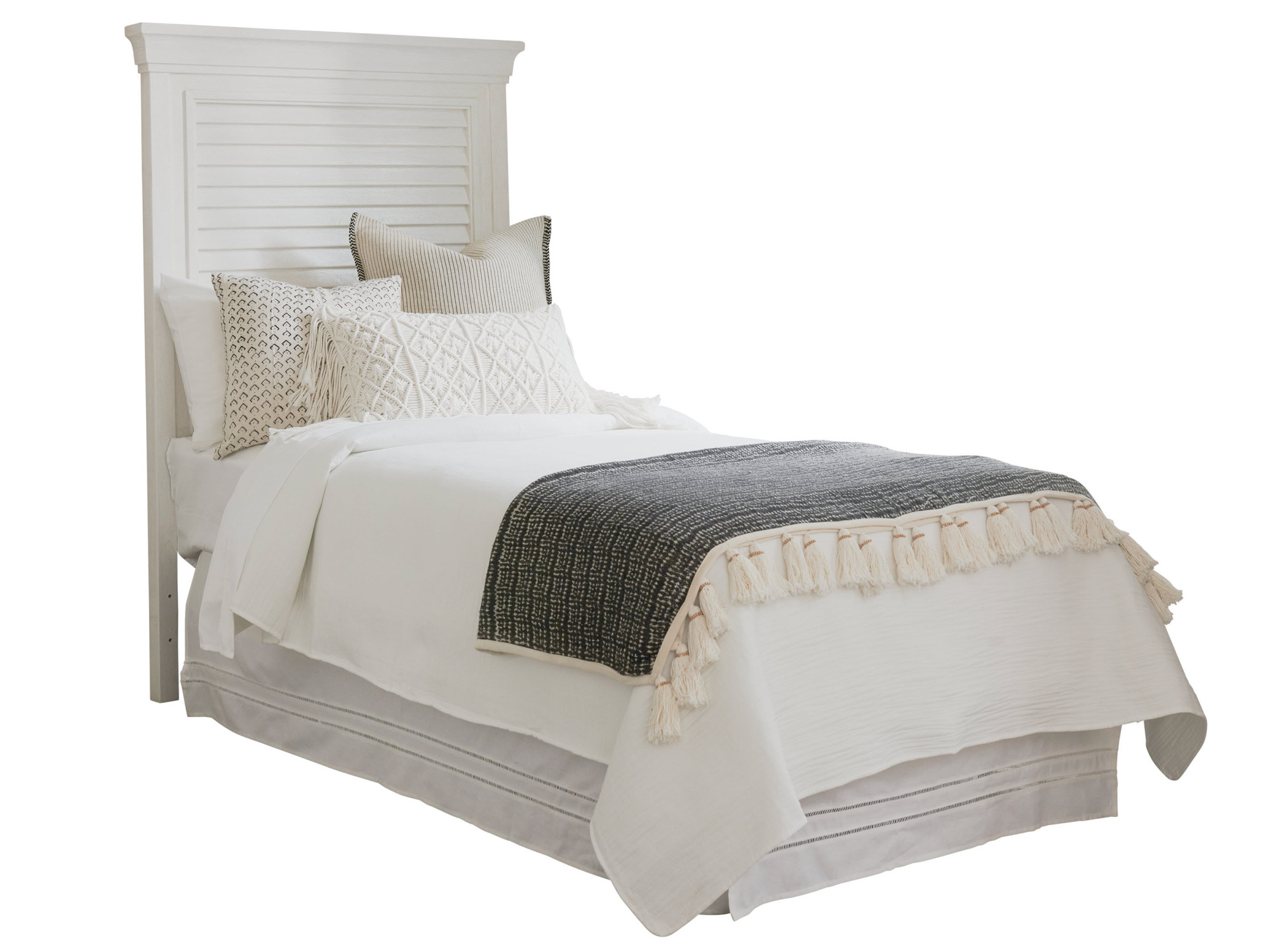 Royal Palm Louvered Headboard Twin - main image