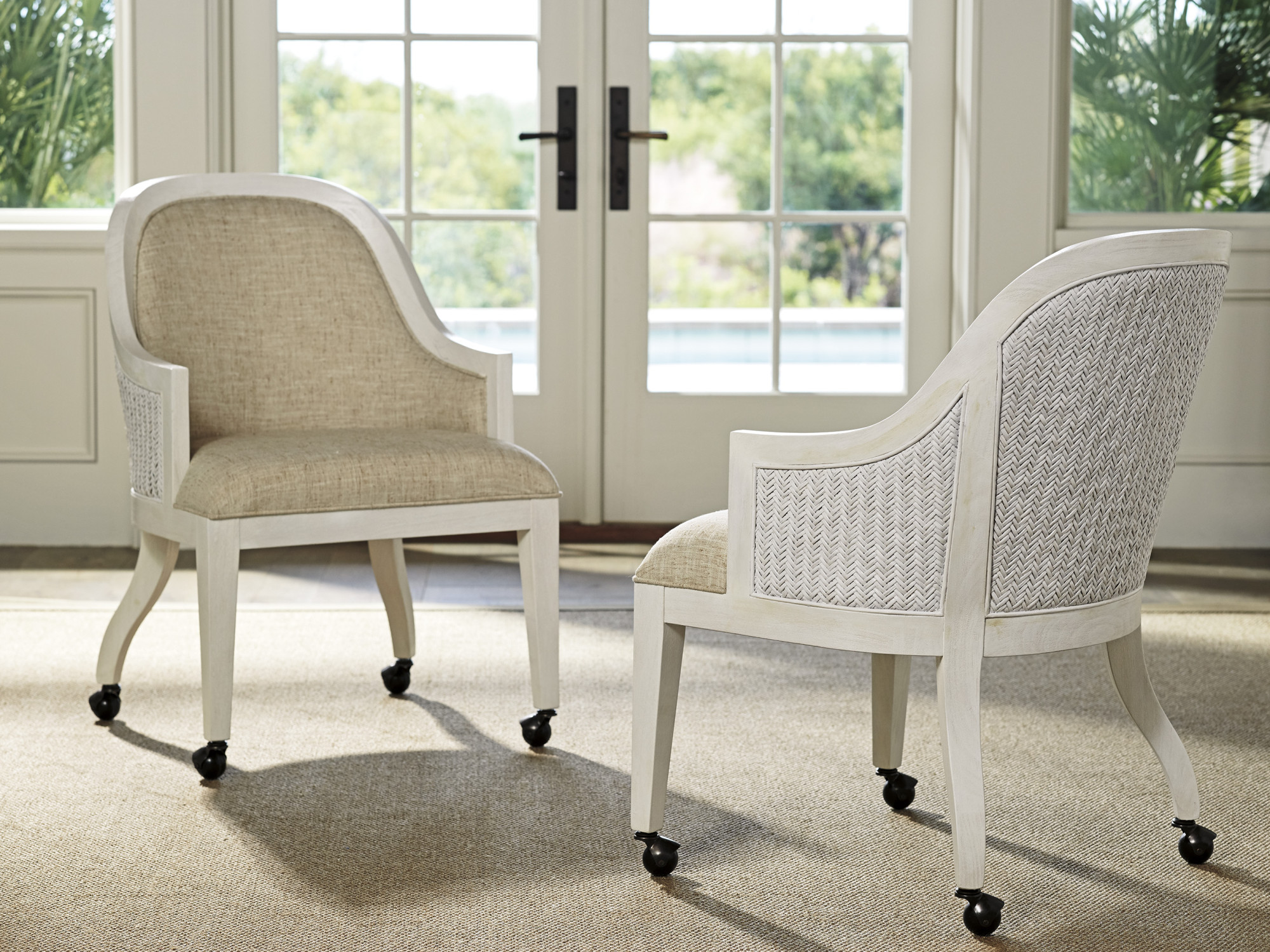 Bayview Arm Chair With Casters - image 1