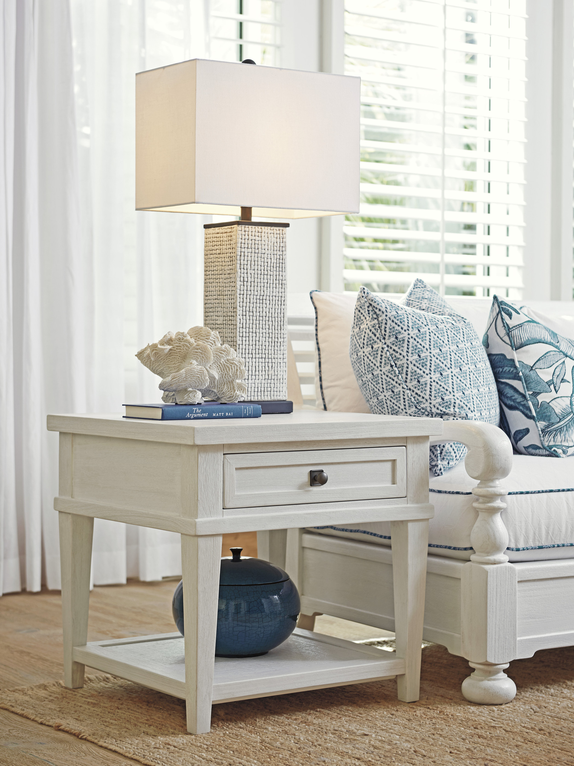 Palm Coast Square End Table - image 1