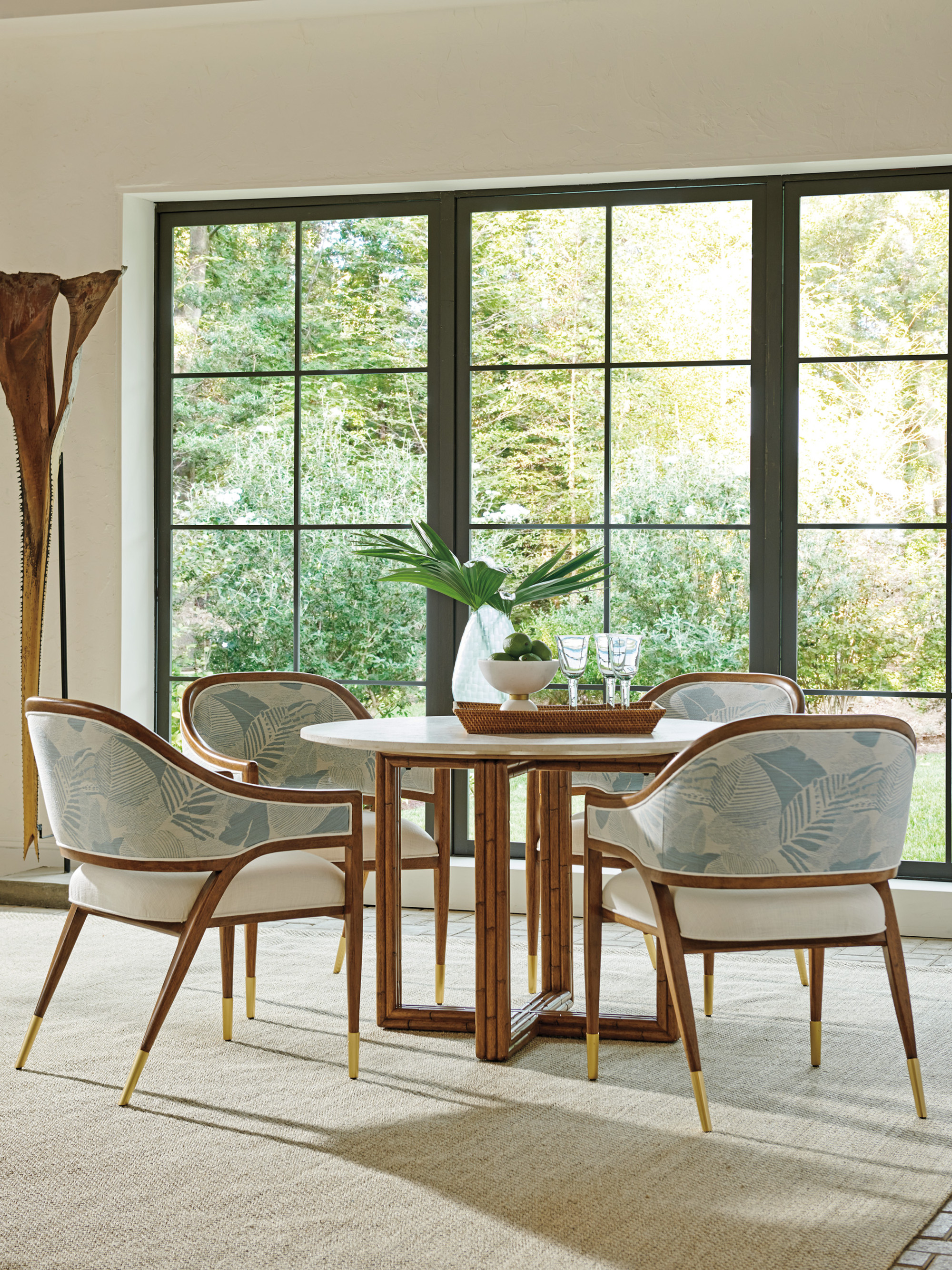 Arcadia Marble Top Breakfast Table - image 1