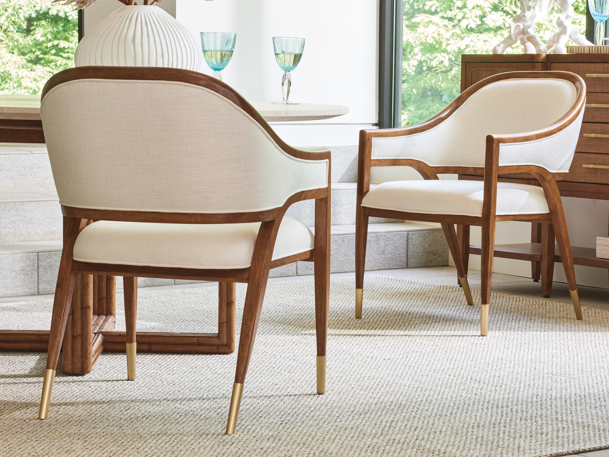 Jameson Upholstered Arm Chair - image 1