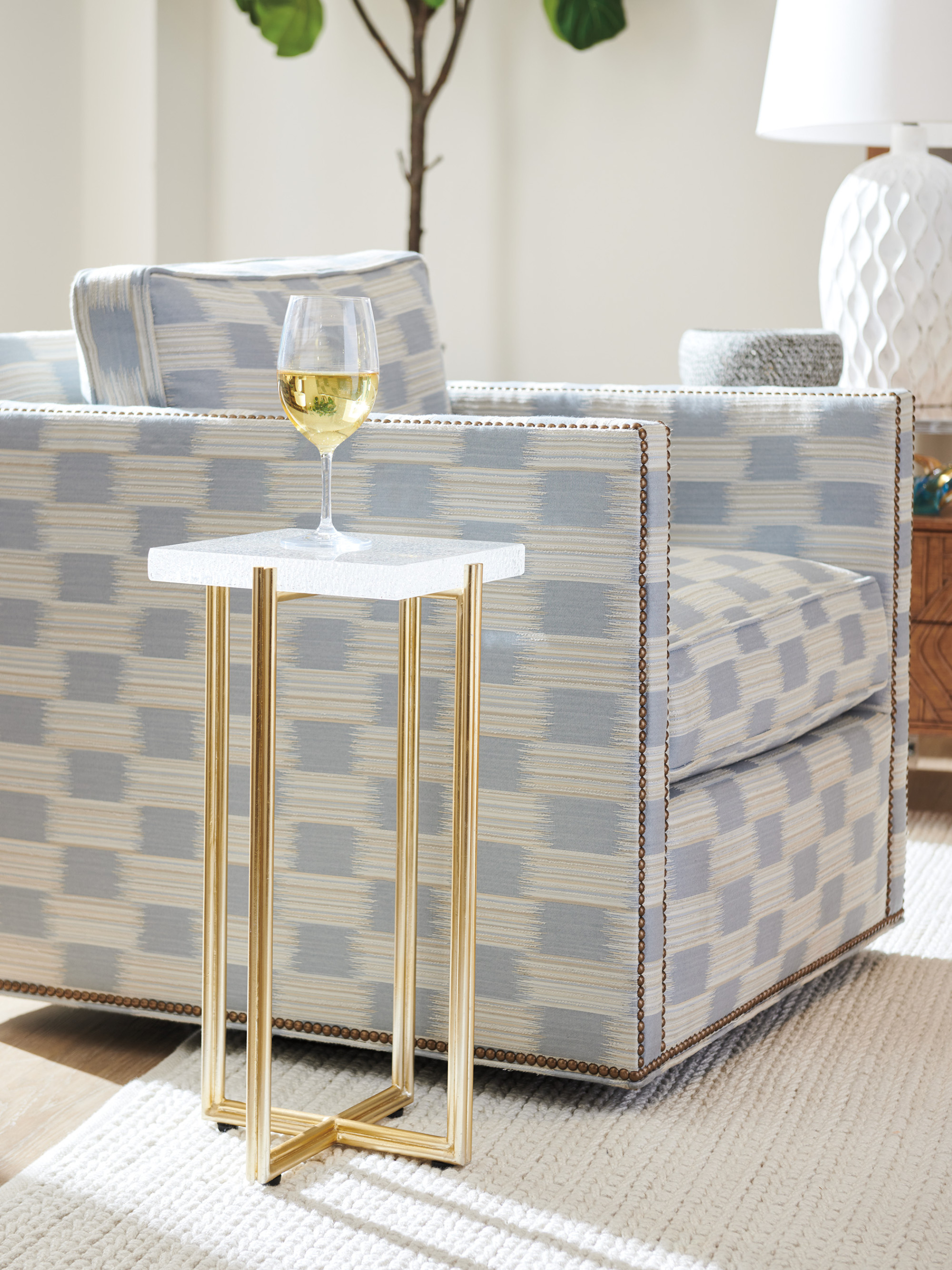 Ashlyn Acrylic Accent Table - image 1