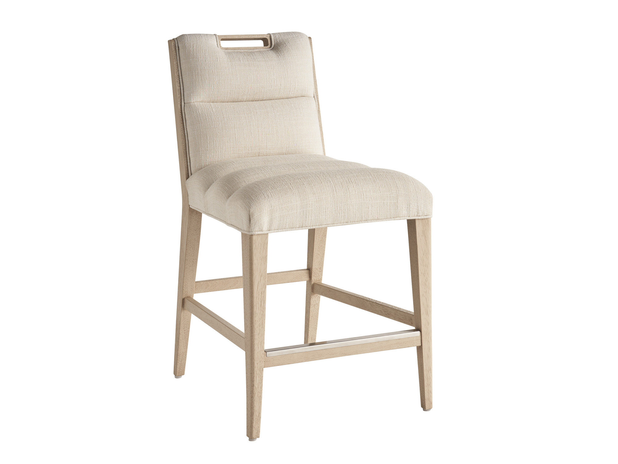 Greer Channeled Upholstered Counter Stool - main image