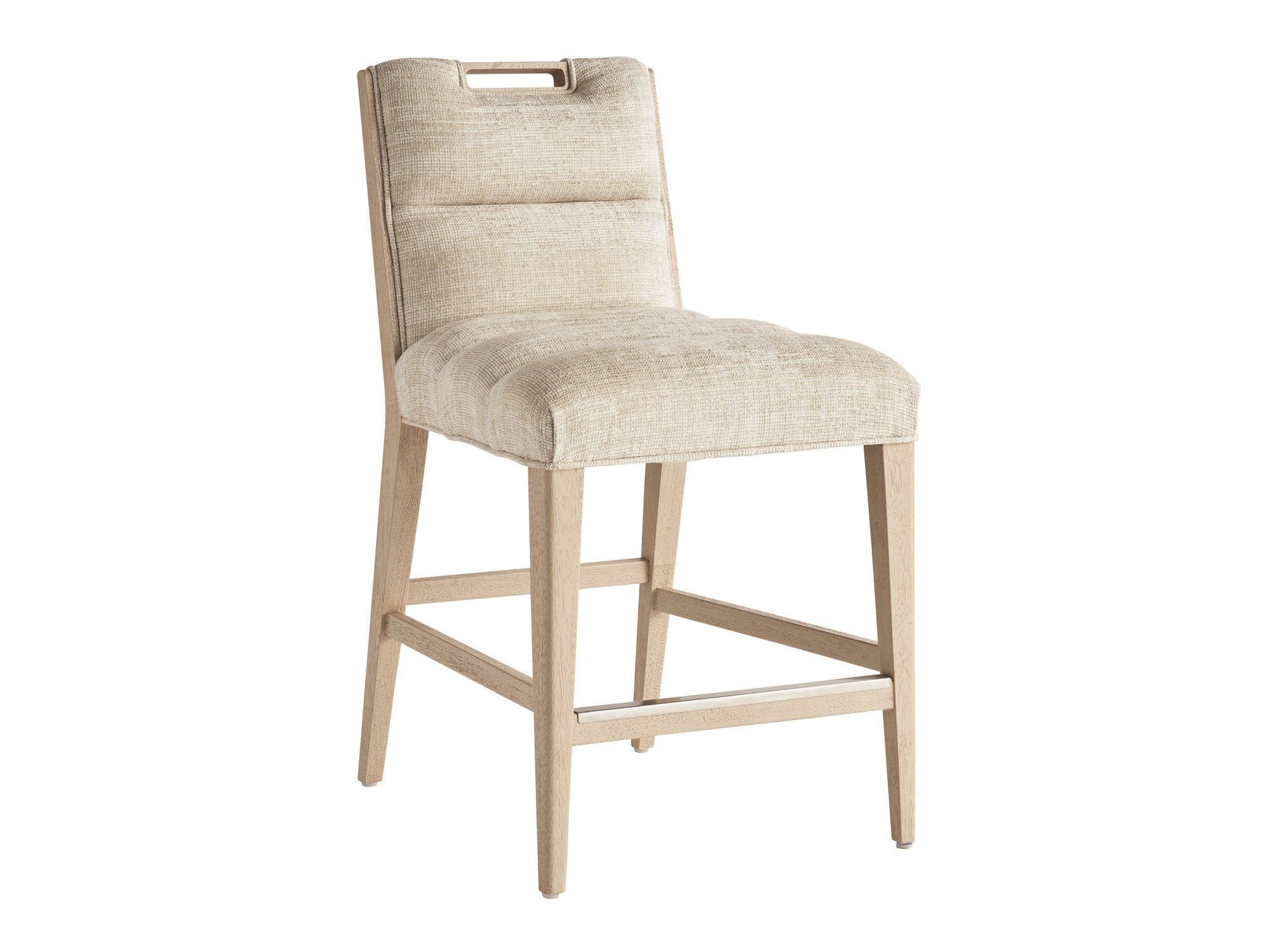 Greer Channeled Upholstered Counter Stool - main image