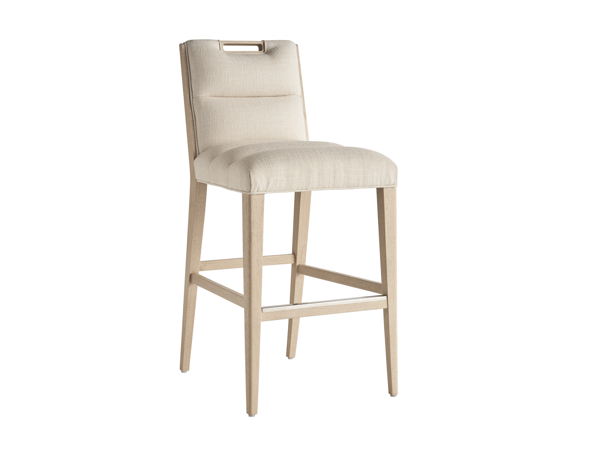 Greer Channeled Upholstered Bar Stool - main image