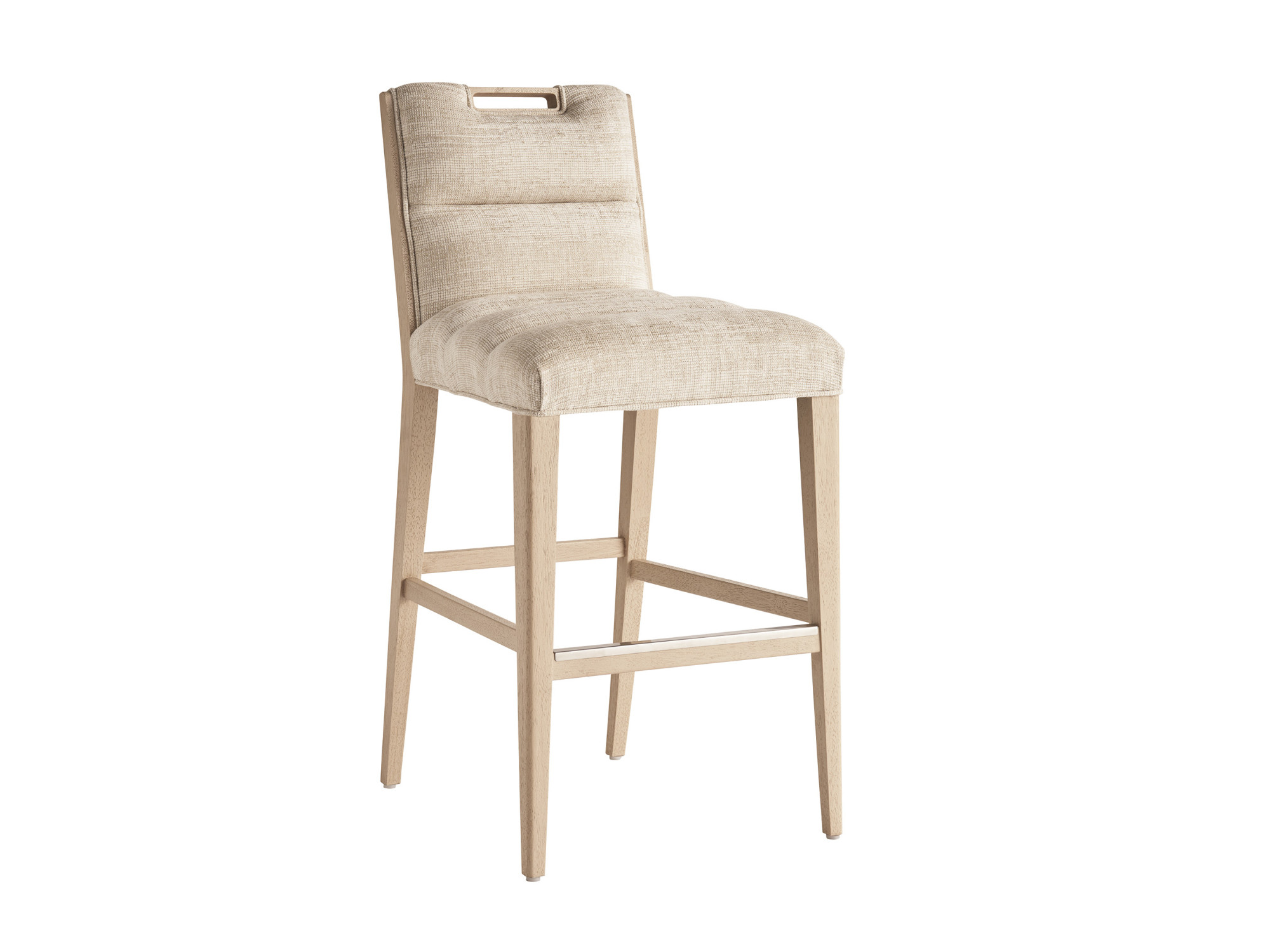 Greer Channeled Upholstered Bar Stool - main image