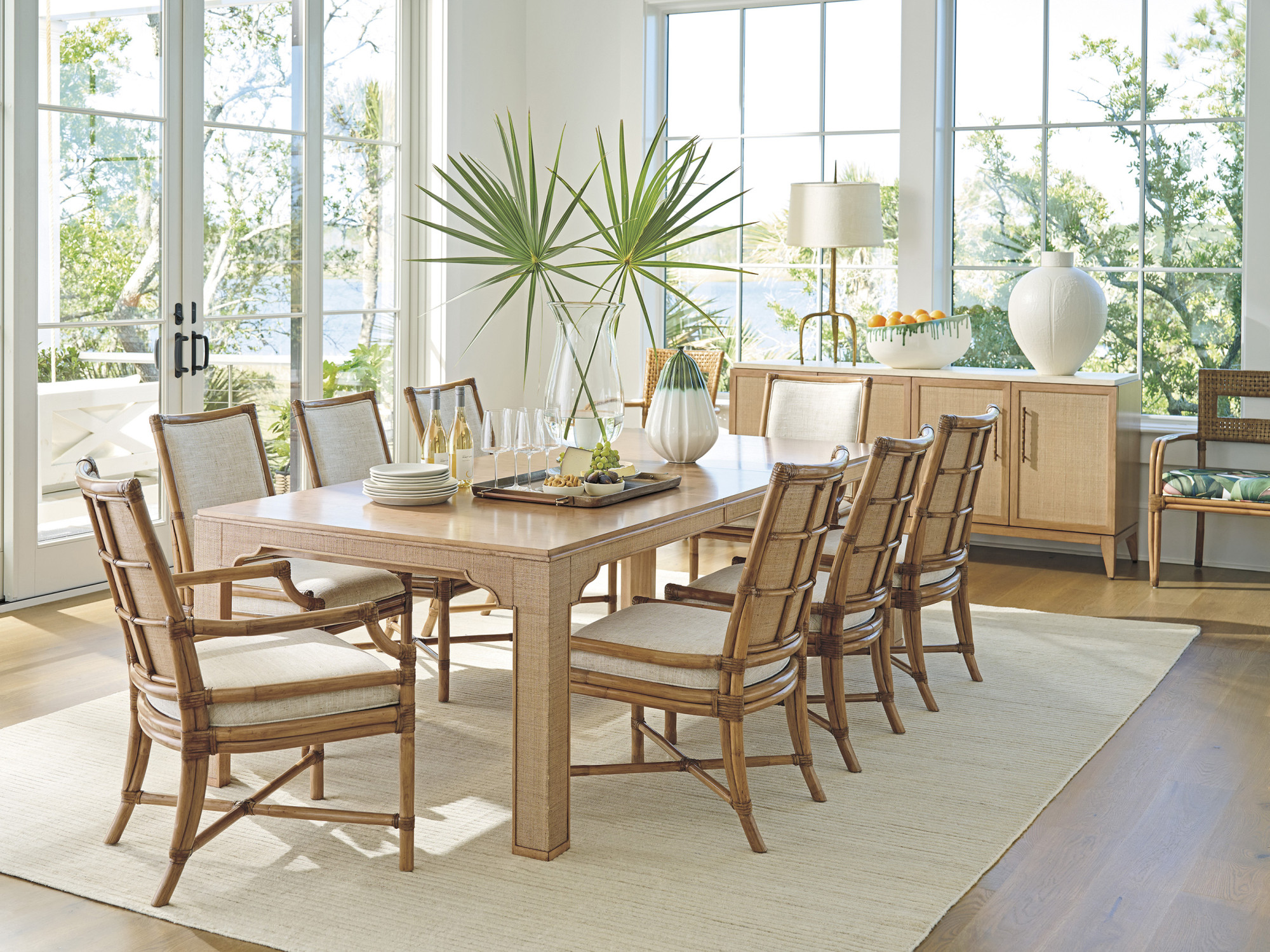Oceanside Rattan Side Chair - image 2
