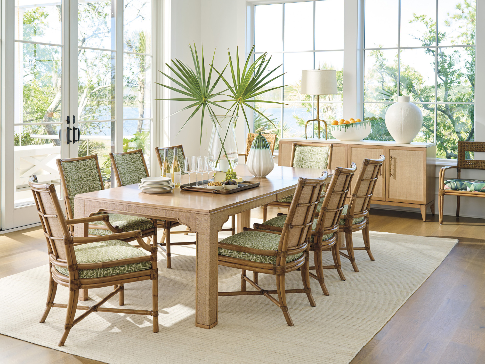 Oceanside Rattan Arm Chair - image 1
