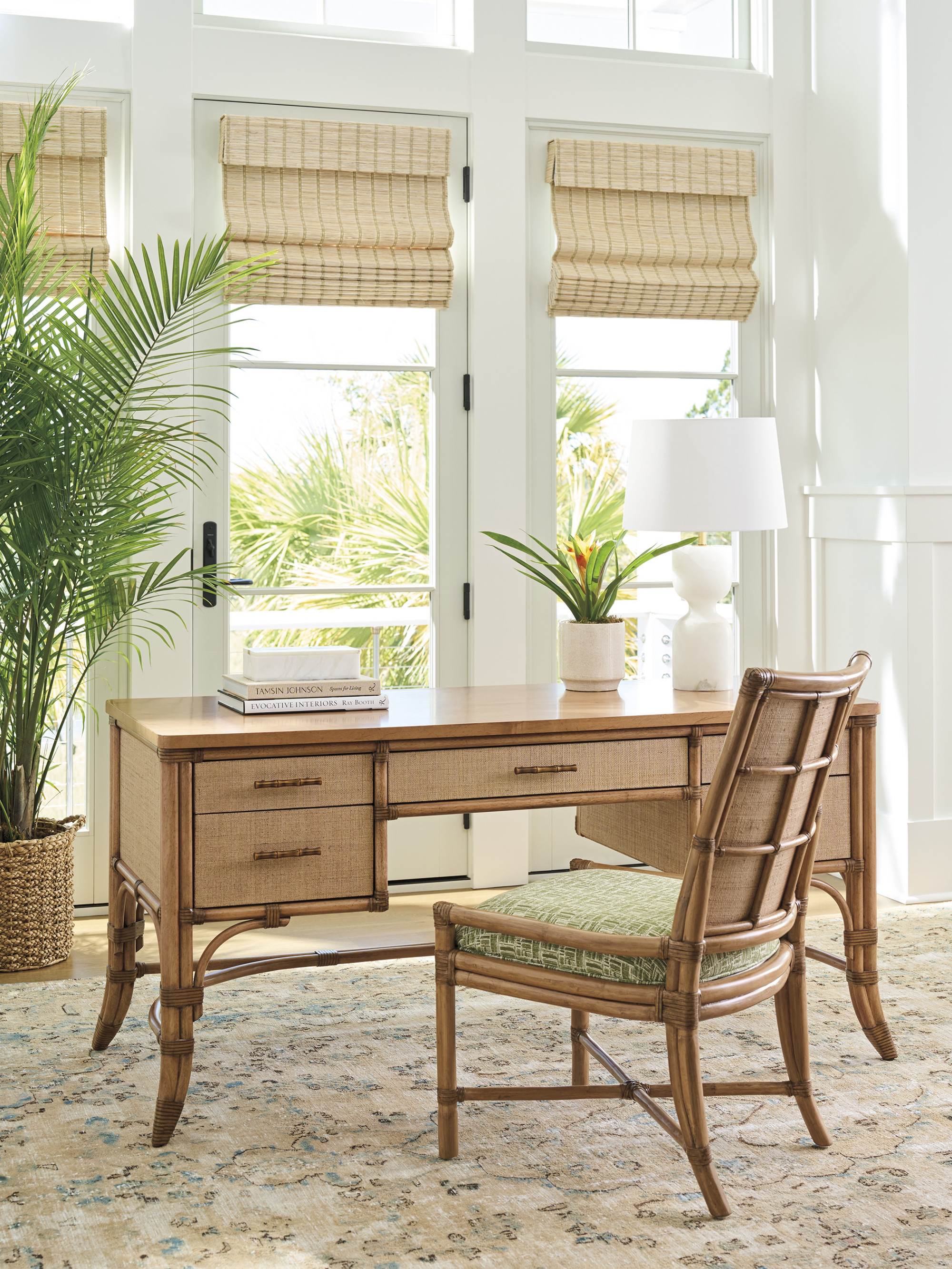 Oceanside Rattan Side Chair - image 2