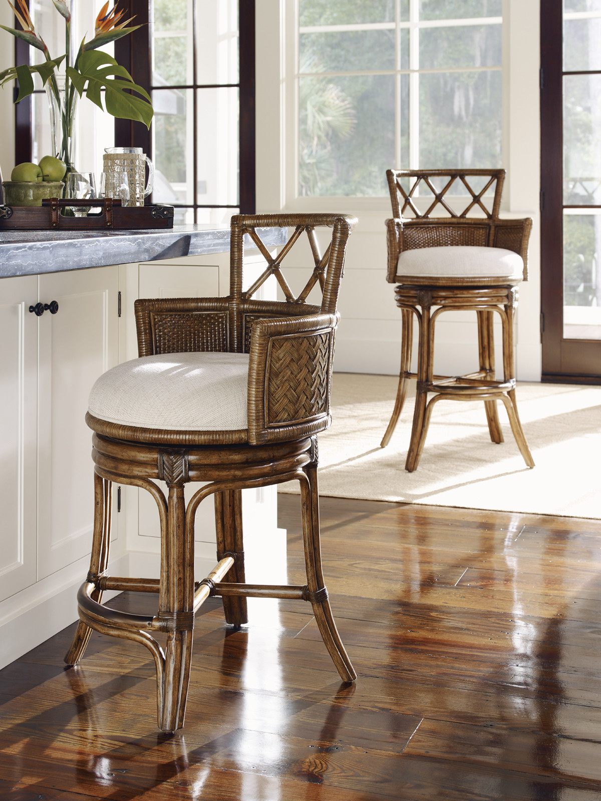 Kamala Bay Swivel Bar Stool - image 1