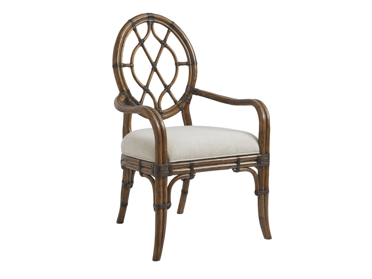 Cedar Key Oval Back Arm Chair - main image