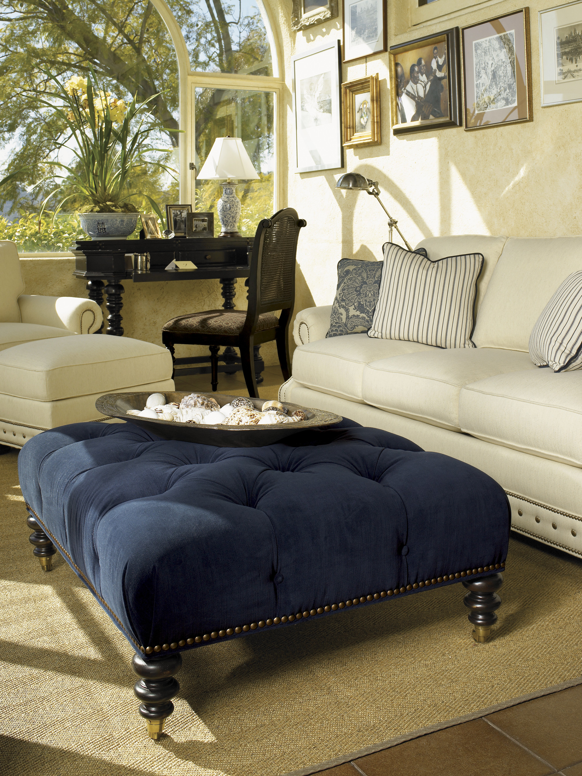 Victoria Cocktail Ottoman - image 1