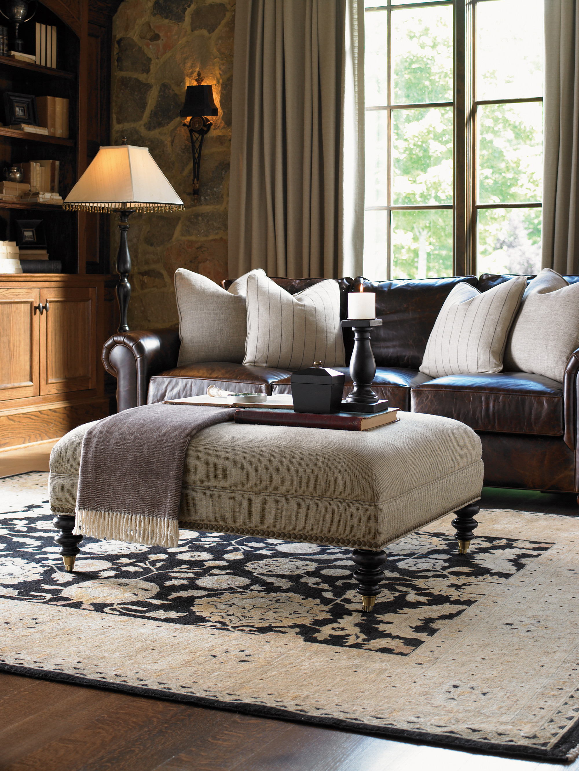 Cooper Cocktail Ottoman - image 1