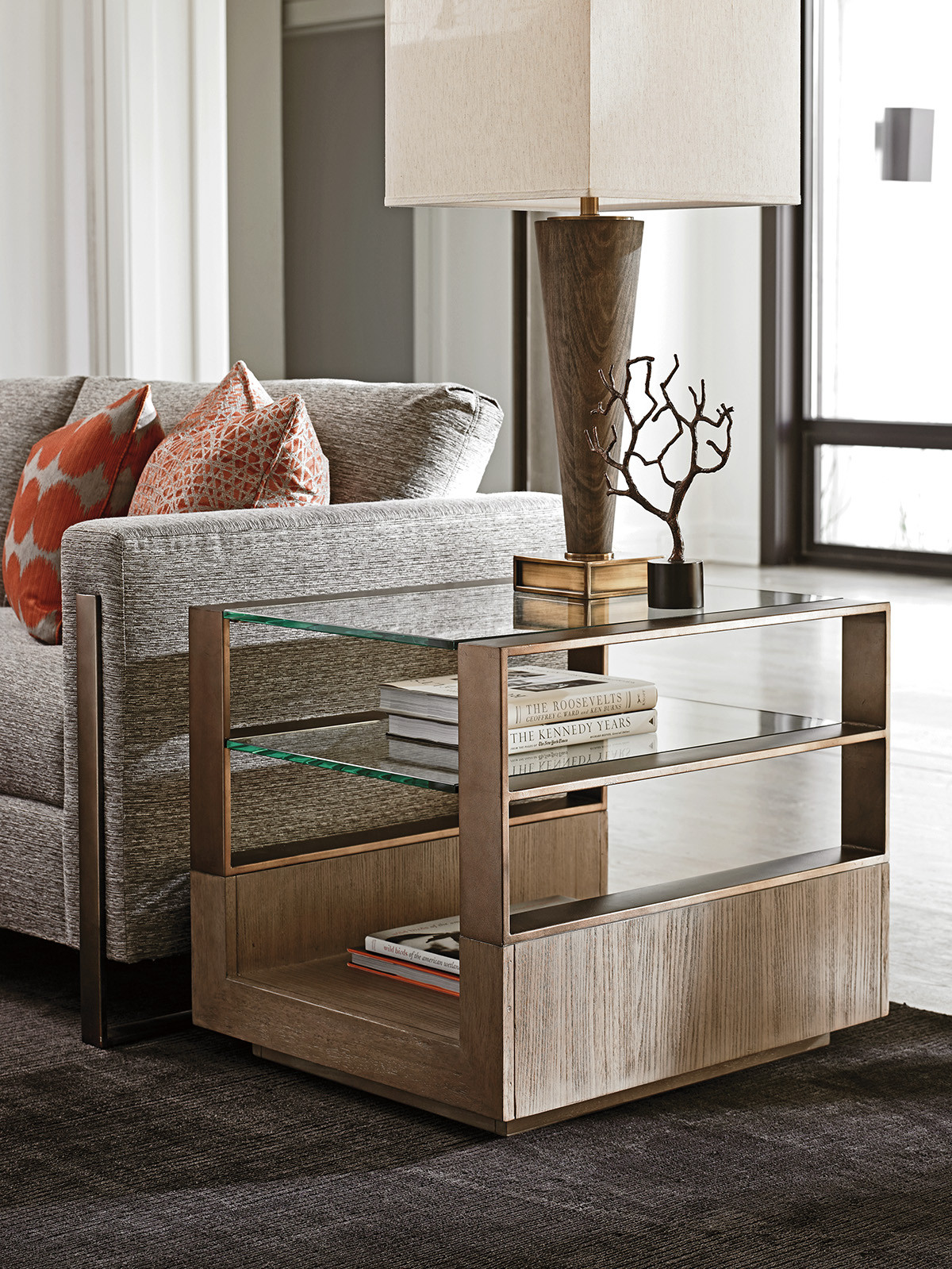 Center Stage Rectangular Lamp Table - image 2