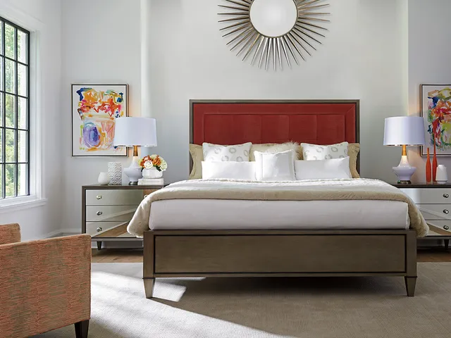 St. Tropez Custom Upholstered Panel Headboard