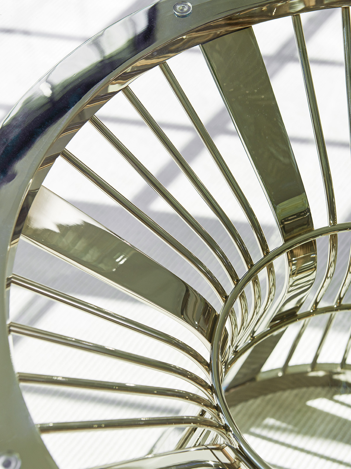 Riviera Stainless Dining Table With 60 Inch Glass Top - image 3