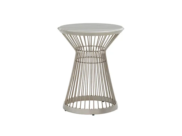 Martini Stainless Accent Table