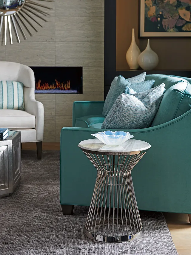 Martini Stainless Accent Table - Alternative View