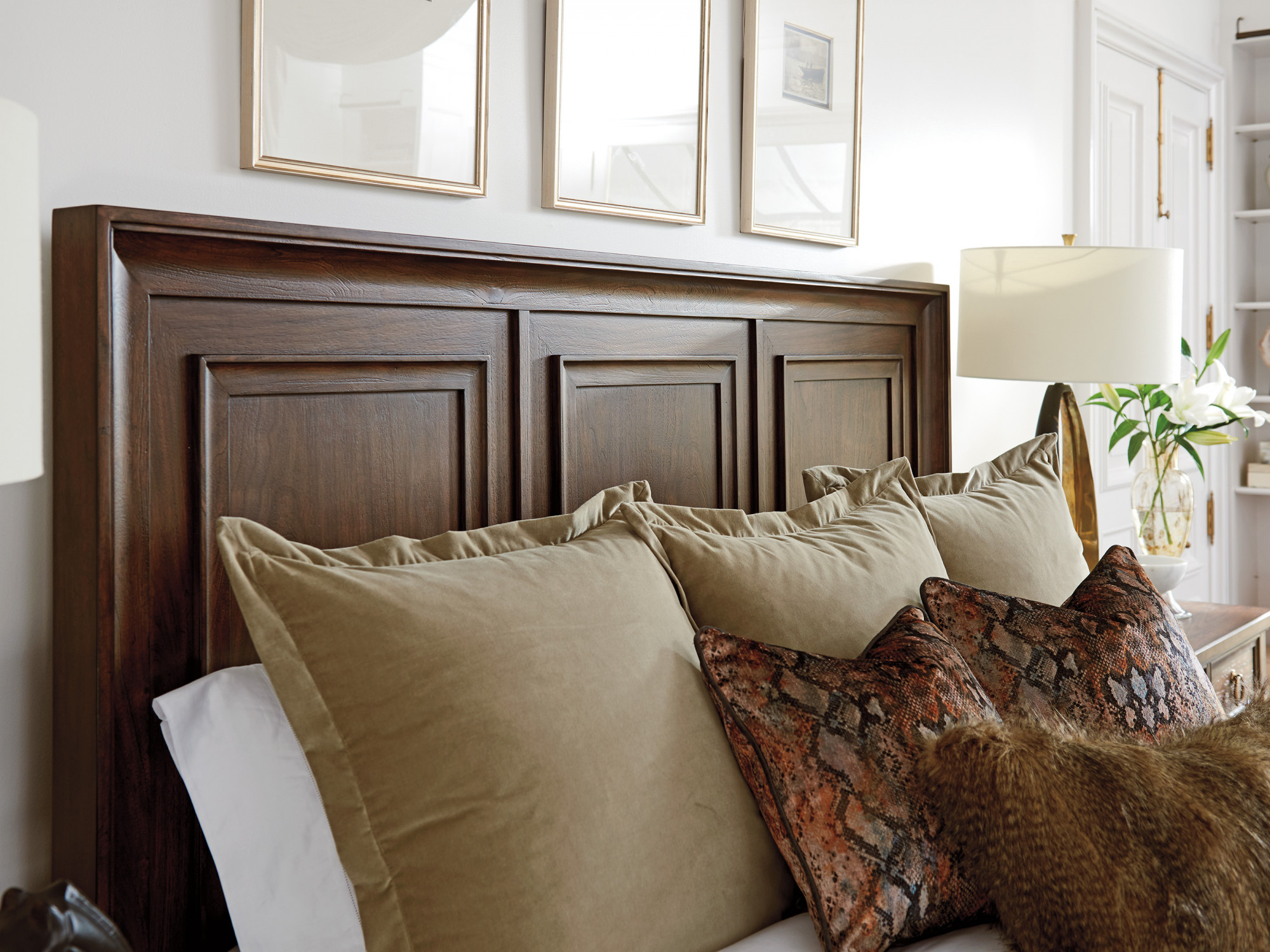 Walnut Creek Wood Panel Headboard - image 1