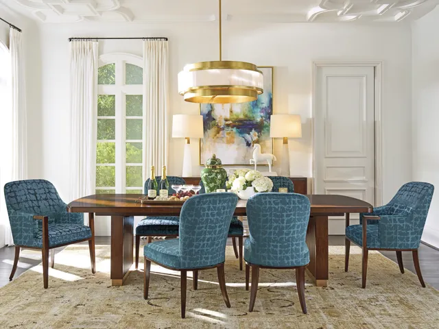 Portman Double Pedestal Dining Table - Alternative View