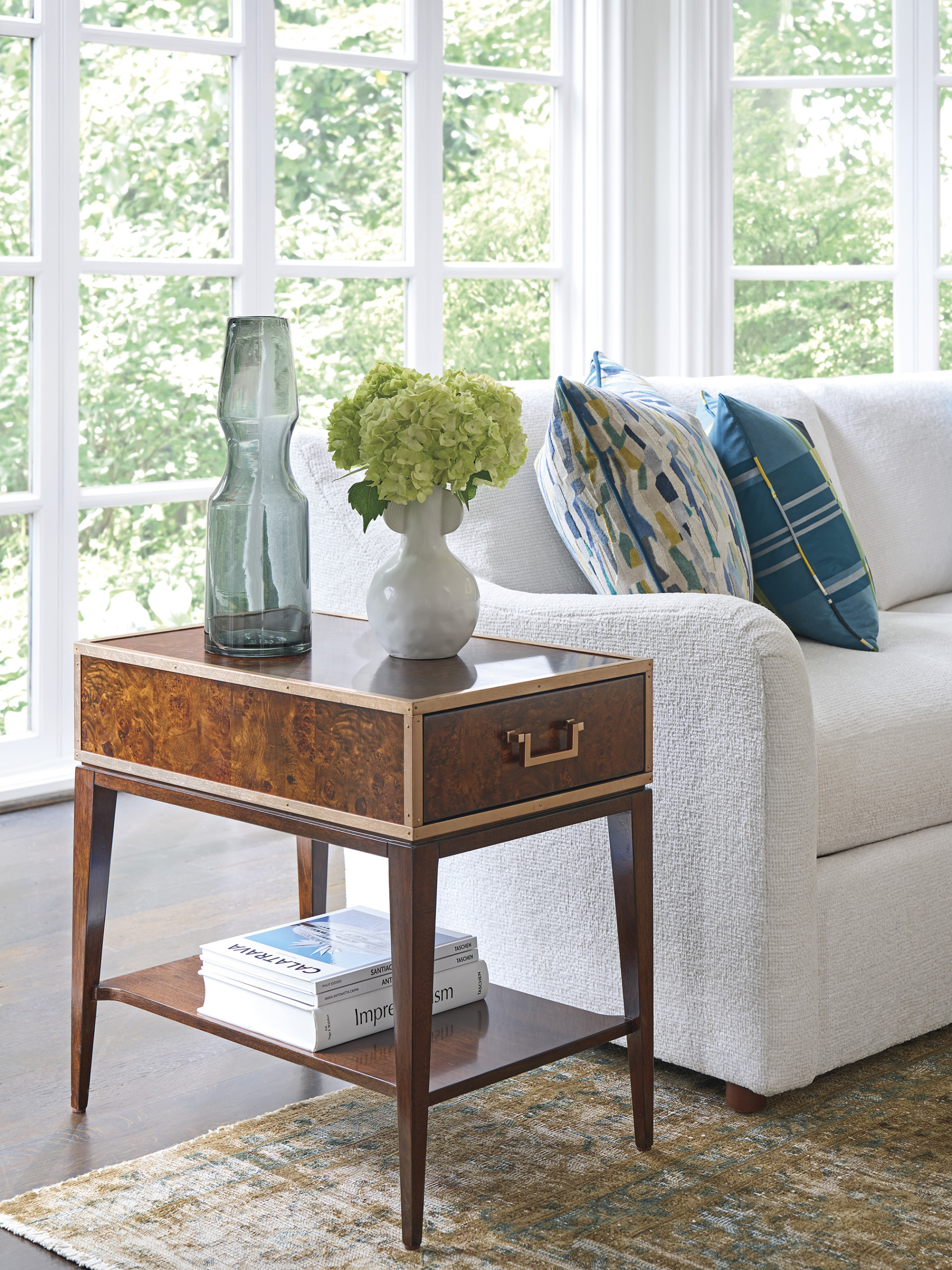 Shelton Box On Stand End Table - image 1
