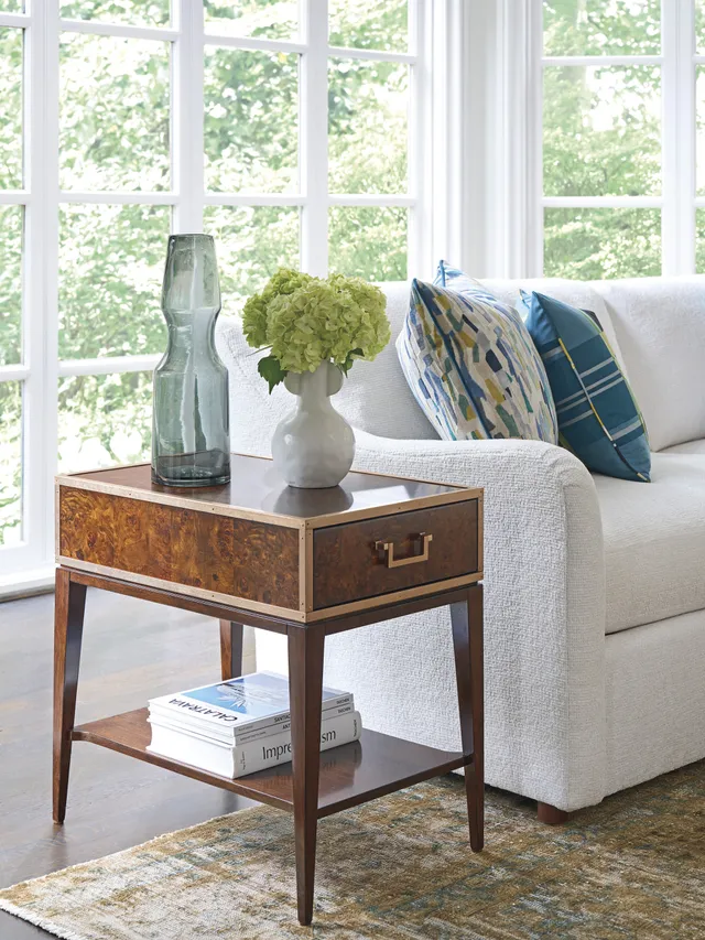 Shelton Box On Stand End Table - Alternative View