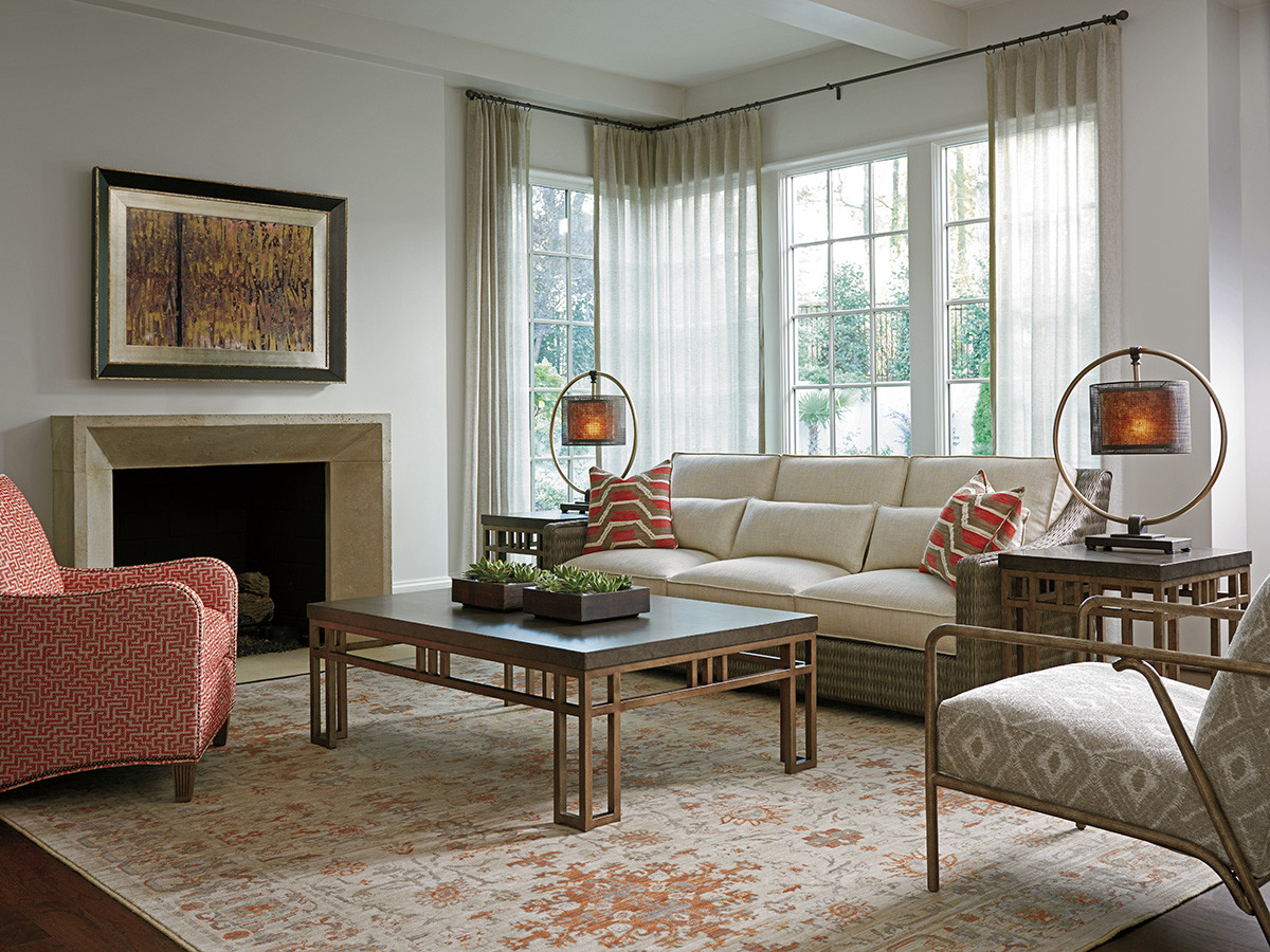 Montera Travertine Cocktail Table - image 2