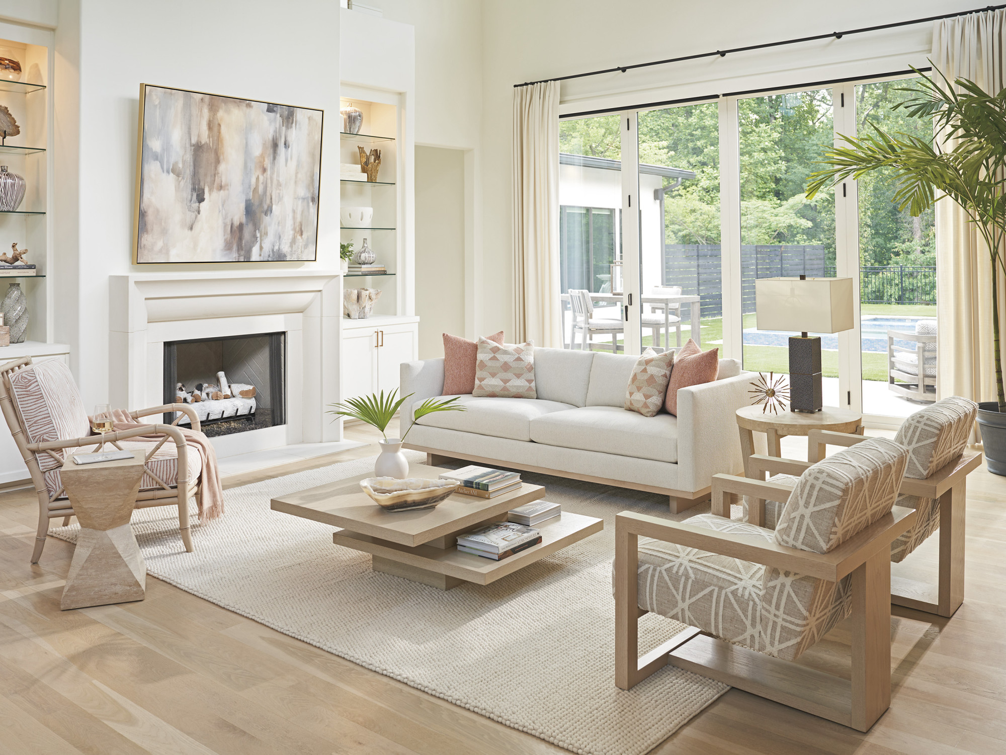 Shea Faceted Accent Table - image 2