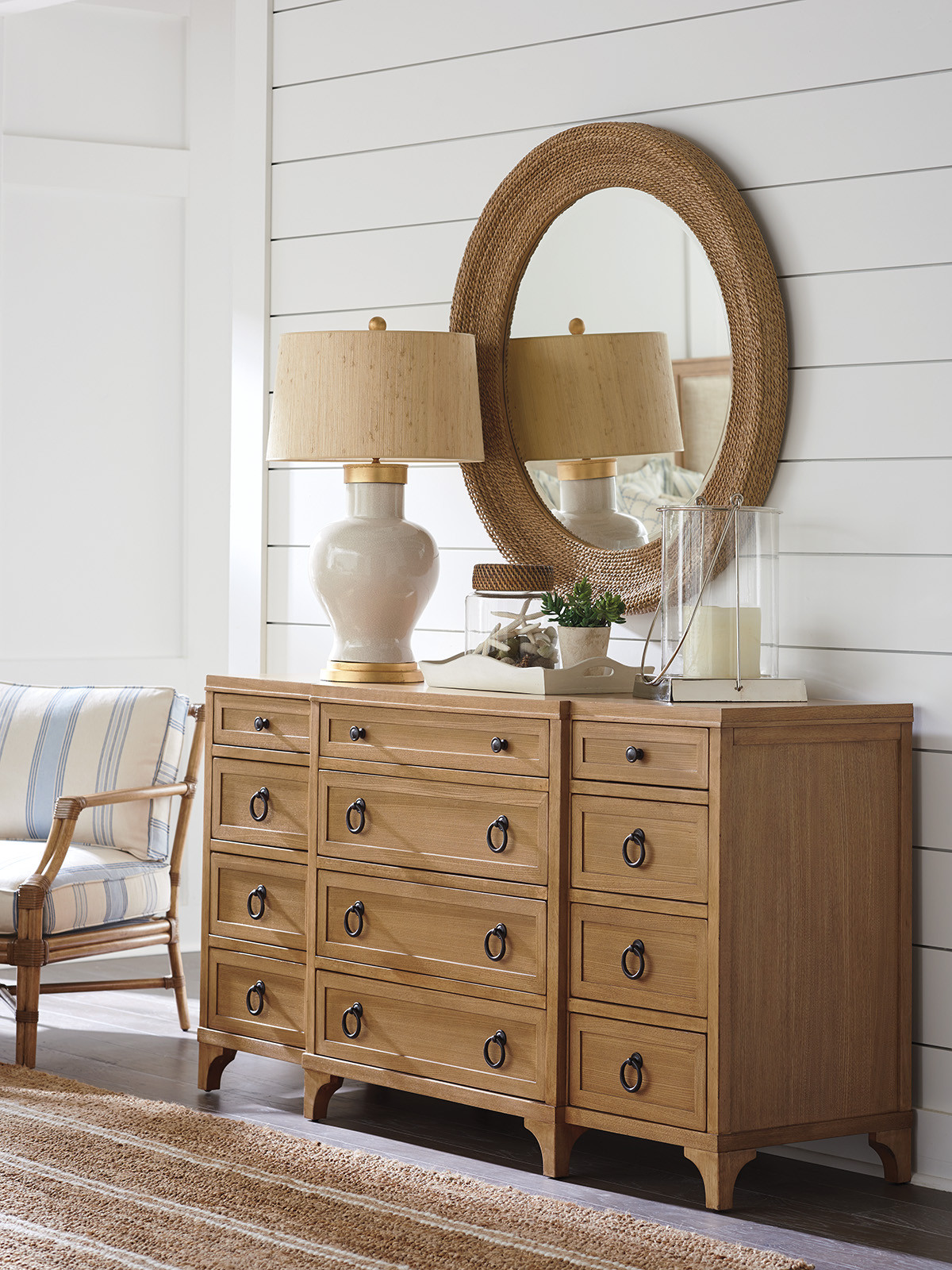 Garnet Breakfront Dresser - image 1