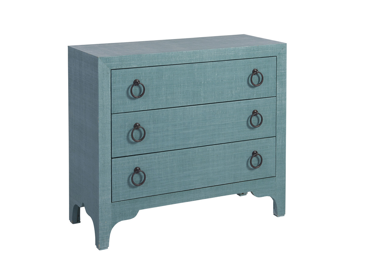 Balboa Island Raffia Hall Chest - main image