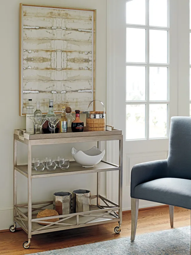 Anacapa Metal Bar Cart - Alternative View