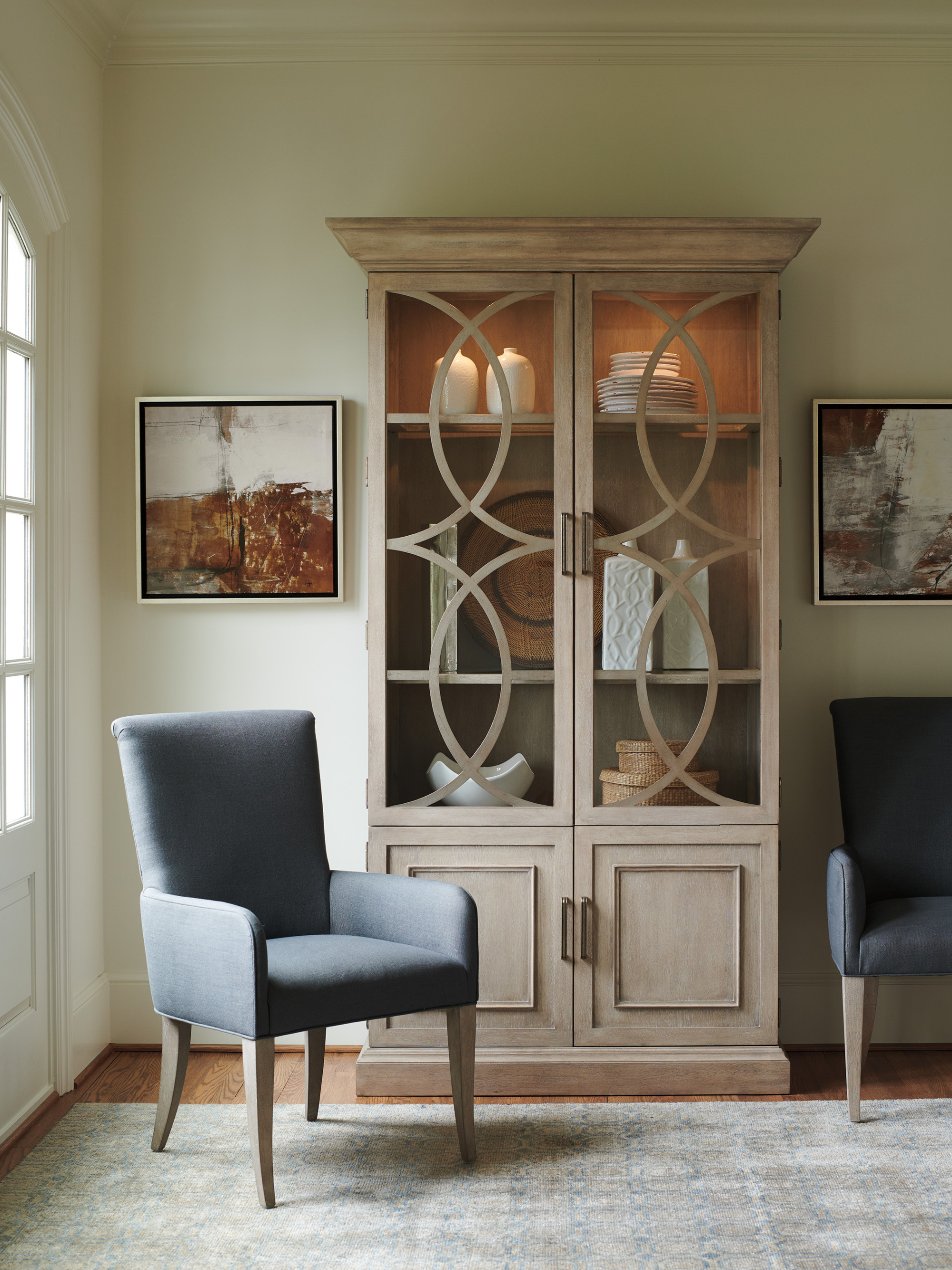 Serra Upholstered Arm Chair - image 3