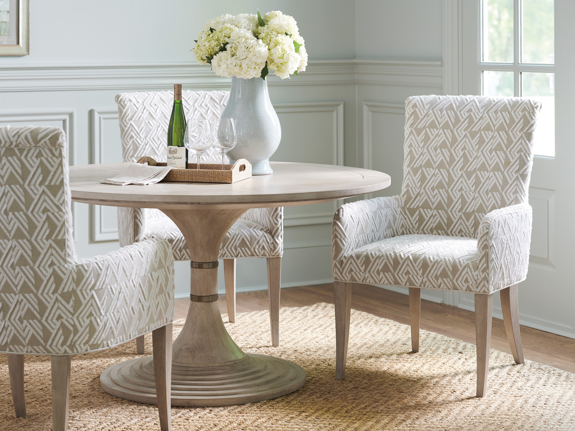 Serra Upholstered Arm Chair - image 1