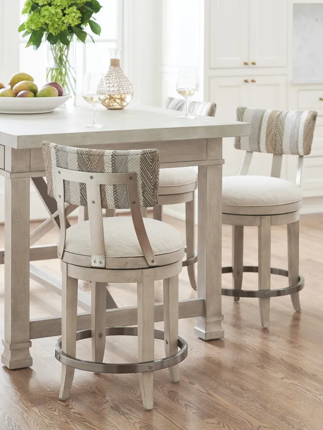 Cliffside Swivel Upholstered Counter Stool - Alternative View