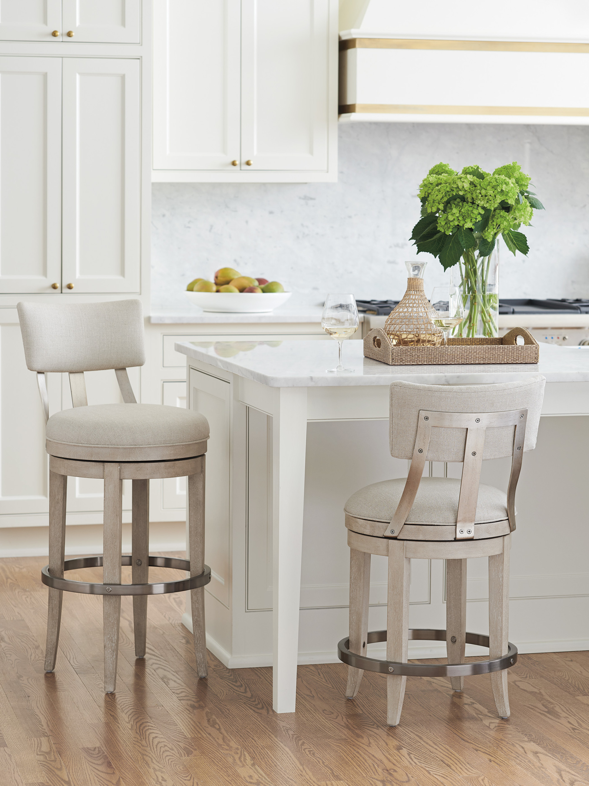 Cliffside Swivel Upholstered Bar Stool - image 1