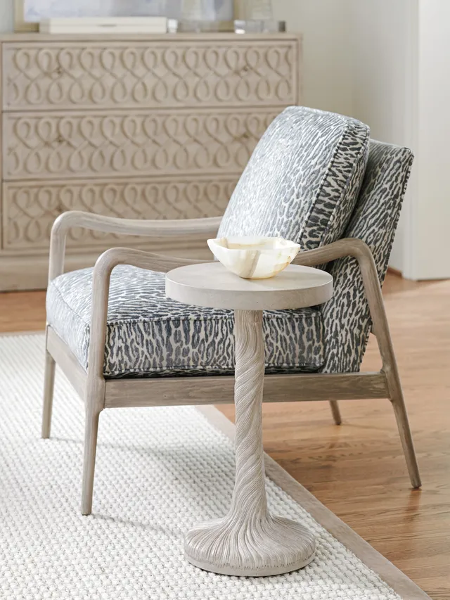 Saddle Peak Round Accent Table - Alternative View