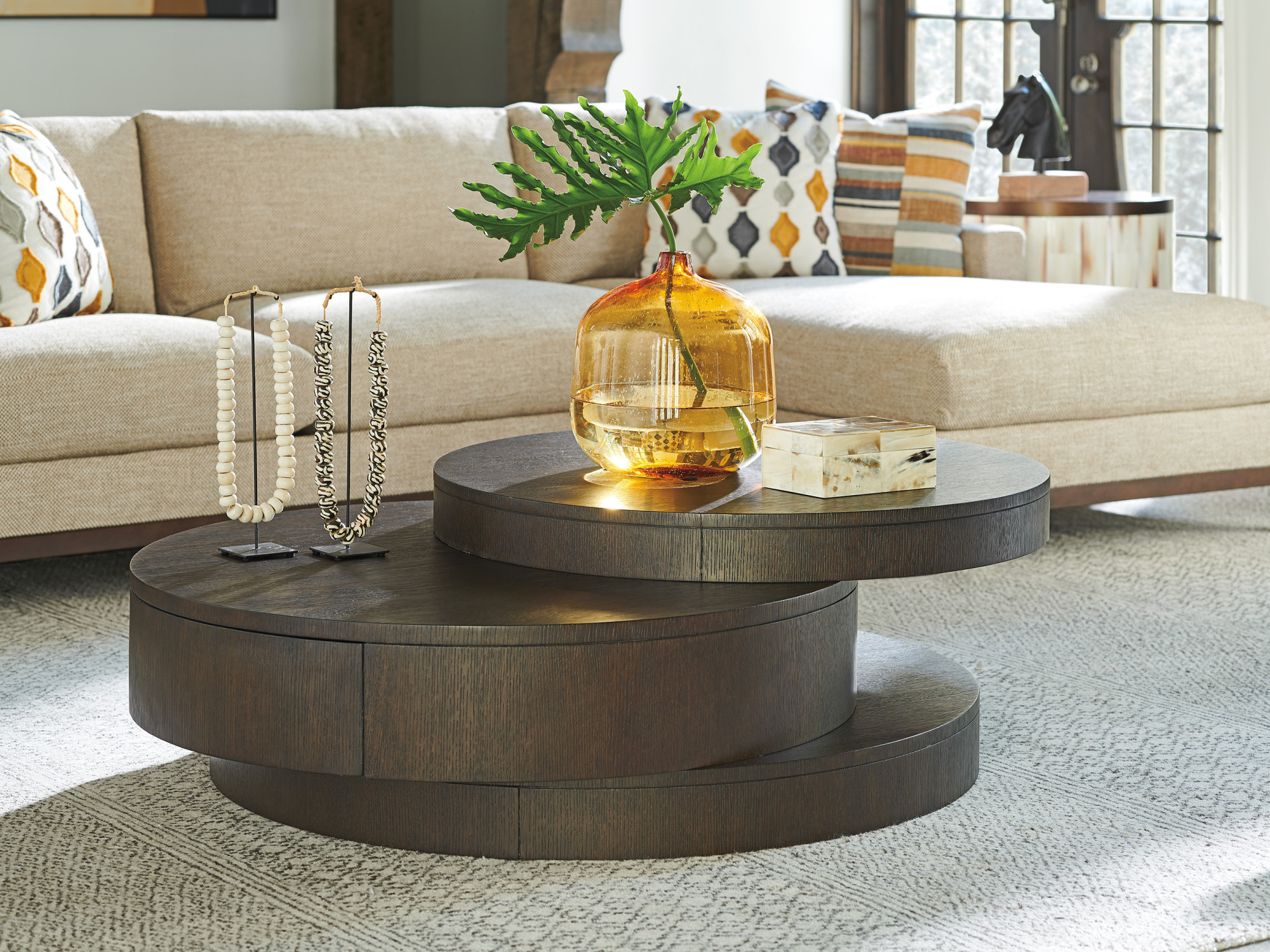 Mountaineer Round Cocktail Table - image 1