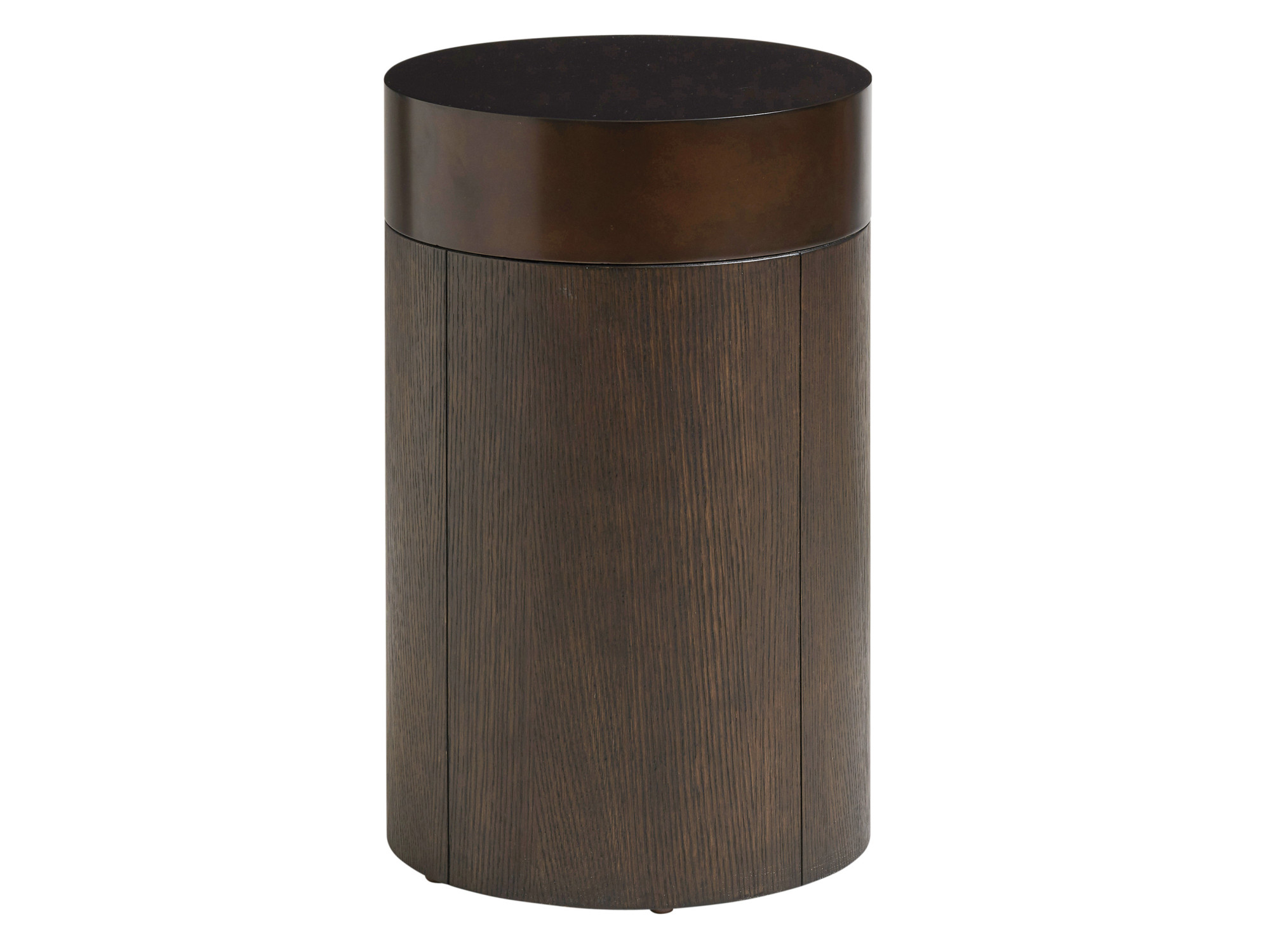 Black Diamond Round End Table - main image