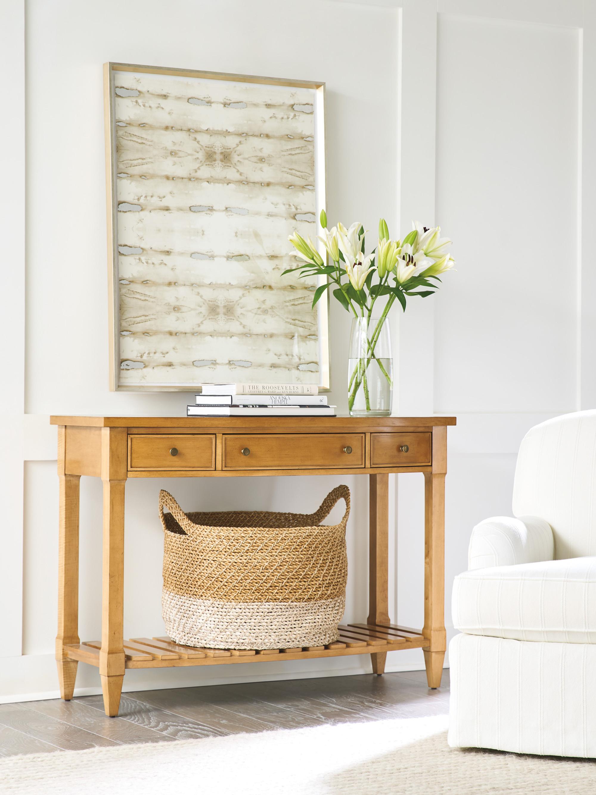 Temple Bowfront Console Table - image 1