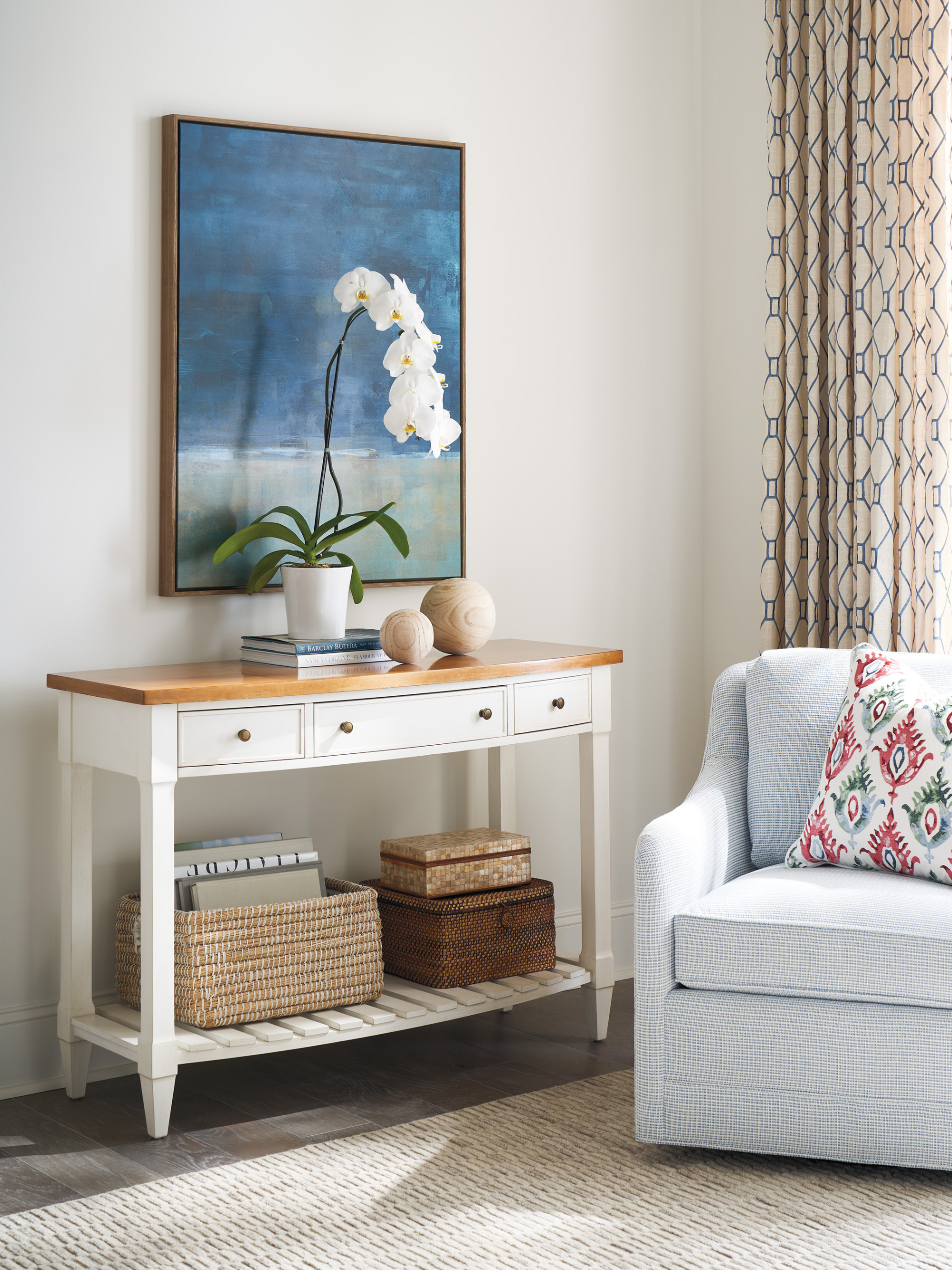 Temple Bowfront Console Table - image 1