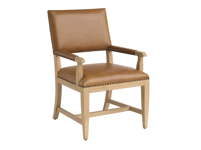 Colburn Leather Upholstered Arm Chair