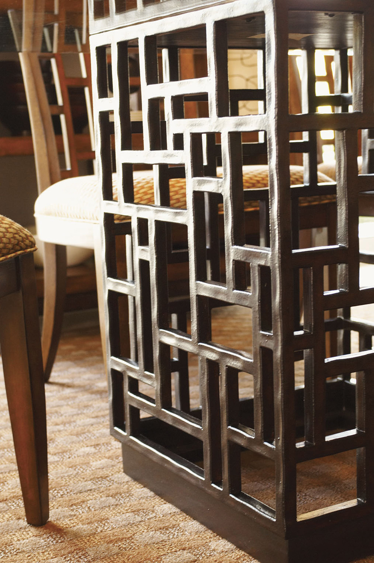 South Sea Dining Table With 60 Inch Glass Top - image 2